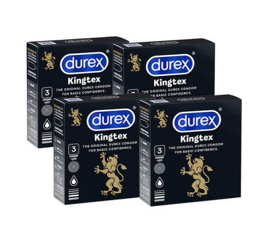 Bao cao su Durex Kingtex (Hộp 3 Cái)
