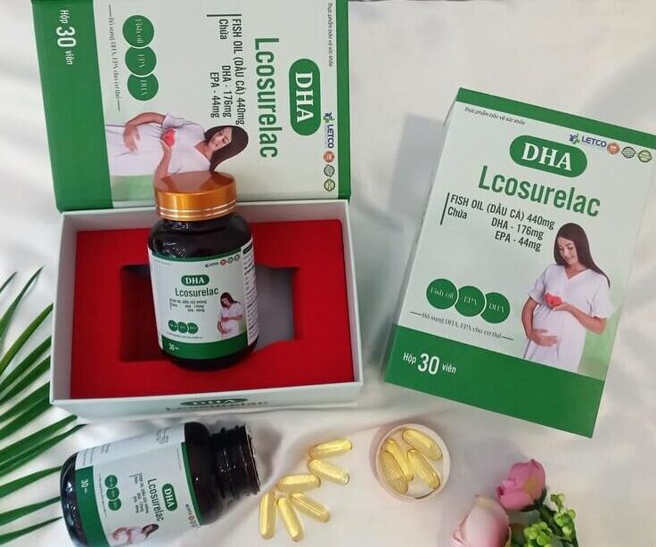 DHA Lcosurelac Letco (Hộp 30 Viên)