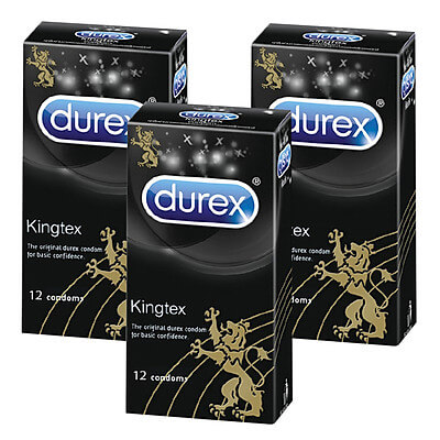 Bao cao su Durex Kingtex (Hộp 12 Cái)