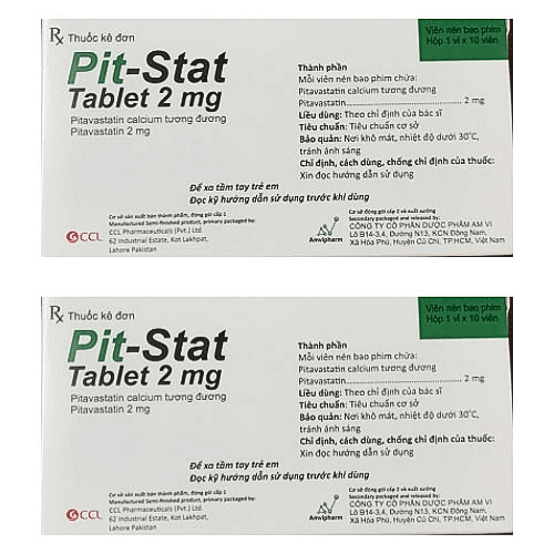 Thuốc Pit Stat 2mg điều trị cho bệnh nhân mỡ máu