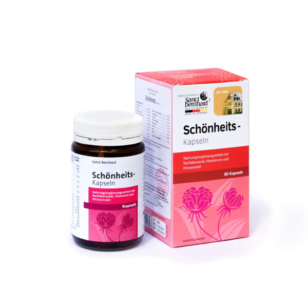 Tinh dầu hoa anh thảo giúp cân bằng nội tiết tố nữ Schonheit Kapseln Đức lọ 60 viên