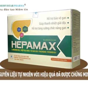 Viên uống giúp giải độc, tăng cường chức năng gan Hepamax hộp 60 viên