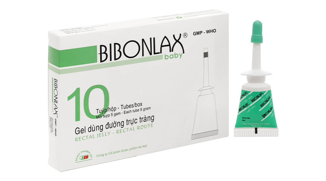Thụt hậu môn Bibonlax baby 5g
