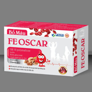 Viên bổ máu Feoscar hộp 100 viên Letco