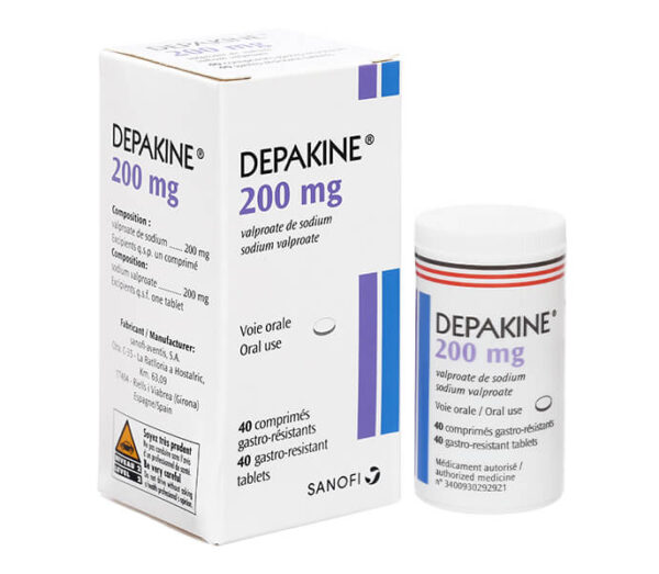 Thuốc Depakine 200mg Sanofi (Lọ 40 viên)