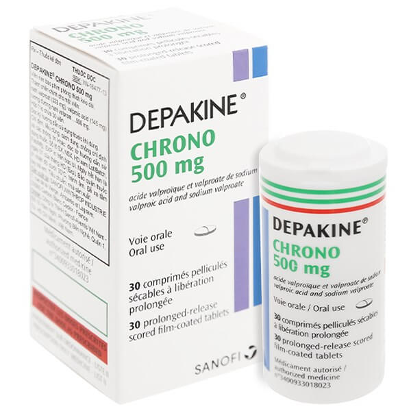 Depakine Chrono 500mg (Lọ 30 Viên)