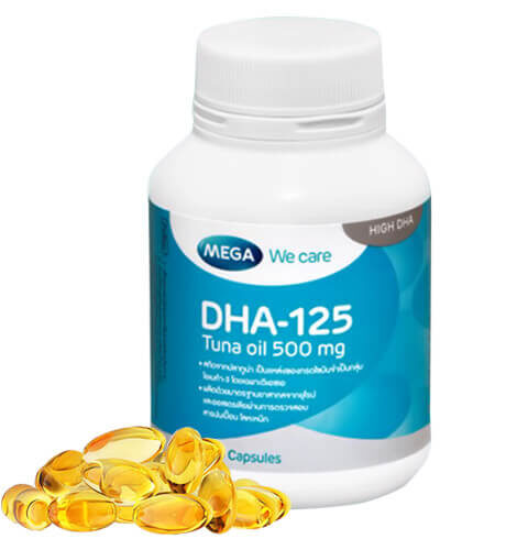 Dầu Cá DHA 125 Mega (Lọ 30 Viên)