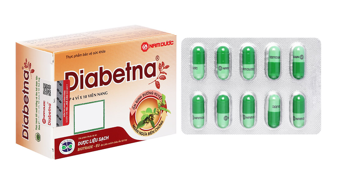 Diabetna Nam Dược (Hộp 40 viên)