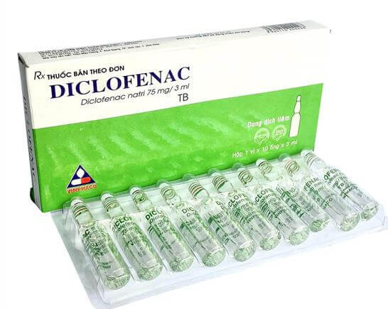 Diclofenac 75mg/3ml Vinphaco (Hộp 10 ống)