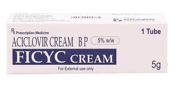 Thuốc Ficyc Cream Aciclovir (Tuýp 5g)