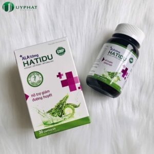 Viên uống Hatidu giúp hạ đường huyết, chống biến chứng tiểu đường lọ 30 viên