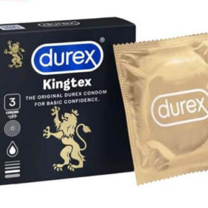 Bao cao su Durex Kingtex (Hộp 3 Cái)