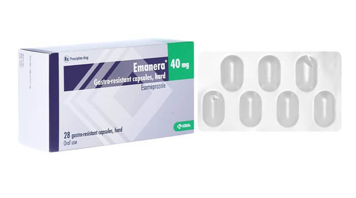Thuốc Emanera 40 điều trị bệnh dạ dày, trào ngược dạ dày thực quản