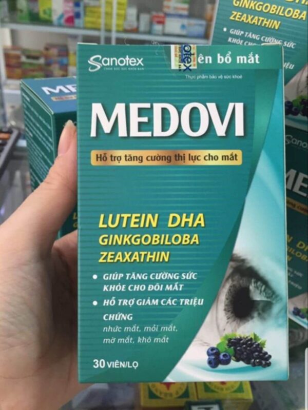 Viên uống bổ mắt Medovi lọ 30 viên