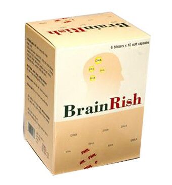 Thuốc Brainrish (Hộp 6 vỉ x 10 viên)