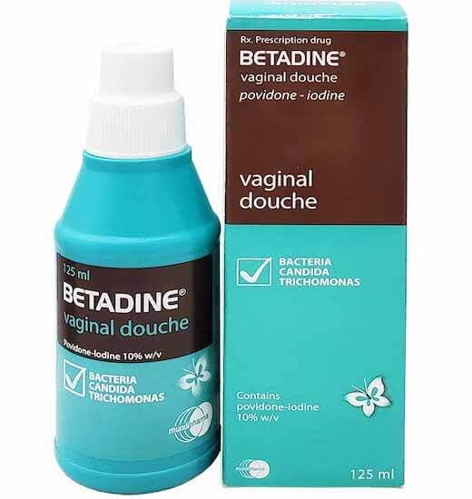 Betadine Xanh Vaginal Douche 10% 125ml