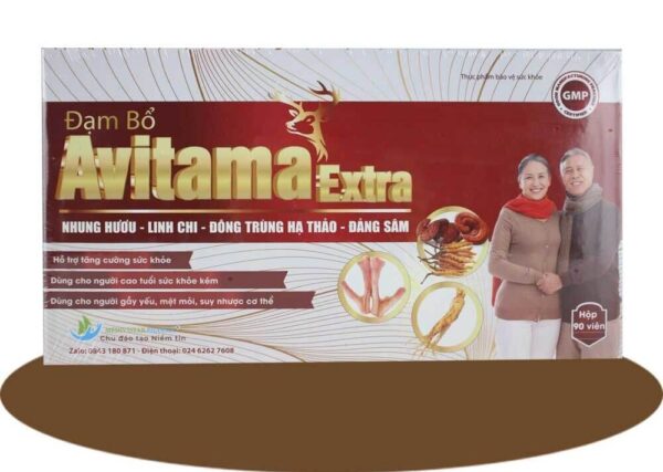 Đạm bổ Avitama Extra (Hộp 18 vỉ x 5 viên) 