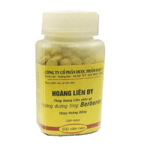 Hoàng Liên ĐY (Lọ 500 Viên Nén)
