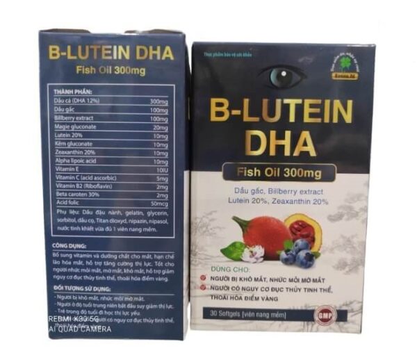 B-LUTEIN DHA Banico (Hộp 30 Viên)