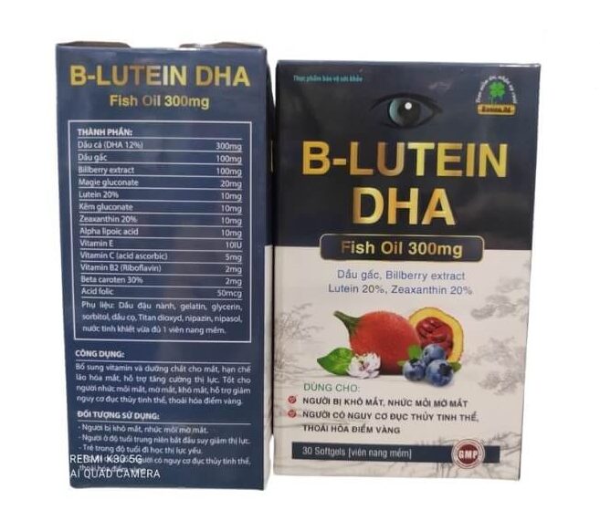 B-LUTEIN DHA Banico (Hộp 30 Viên)
