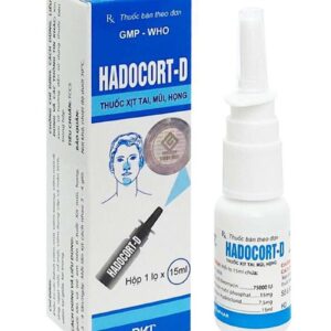 Thuốc Xịt Tai, Mũi, Họng Hadocort-D