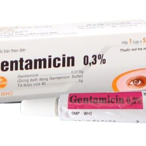 Thuốc mỡ tra mắt Gentamicin 0.3%