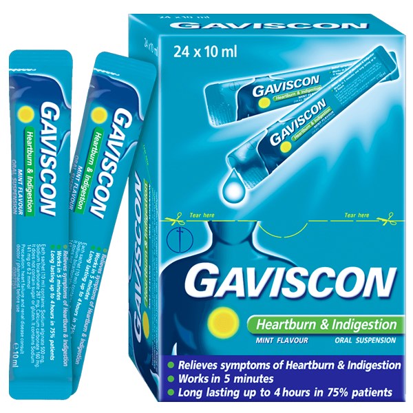 Hỗn Dịch Uống Gaviscon (24 gói x 10ml)