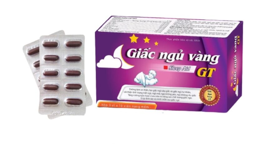 Giấc Ngủ Vàng Sleep Aid GT (3vỉ x 10viên)