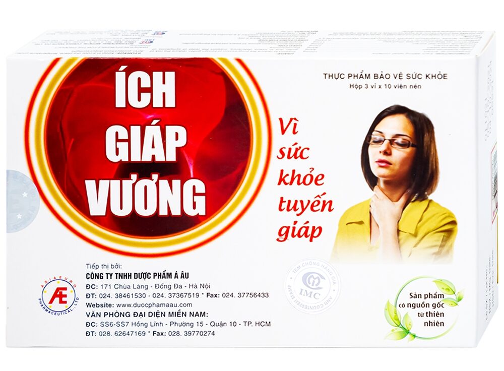 Ích Giáp Vương Á Âu (Hộp 3 vỉ x 10 viên)