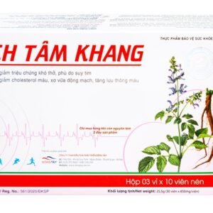 Ích Tâm Khang (Hộp 3 vỉ x 10 viên)