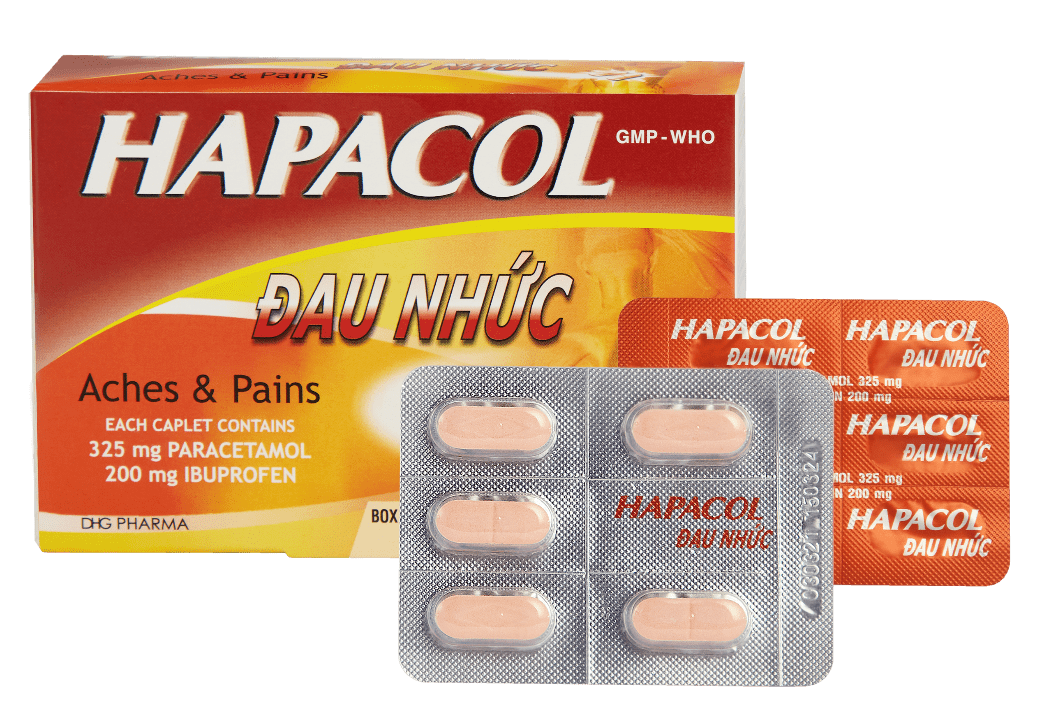 Hapacol Đau Nhức DHG (10 vỉ x 5 viên)