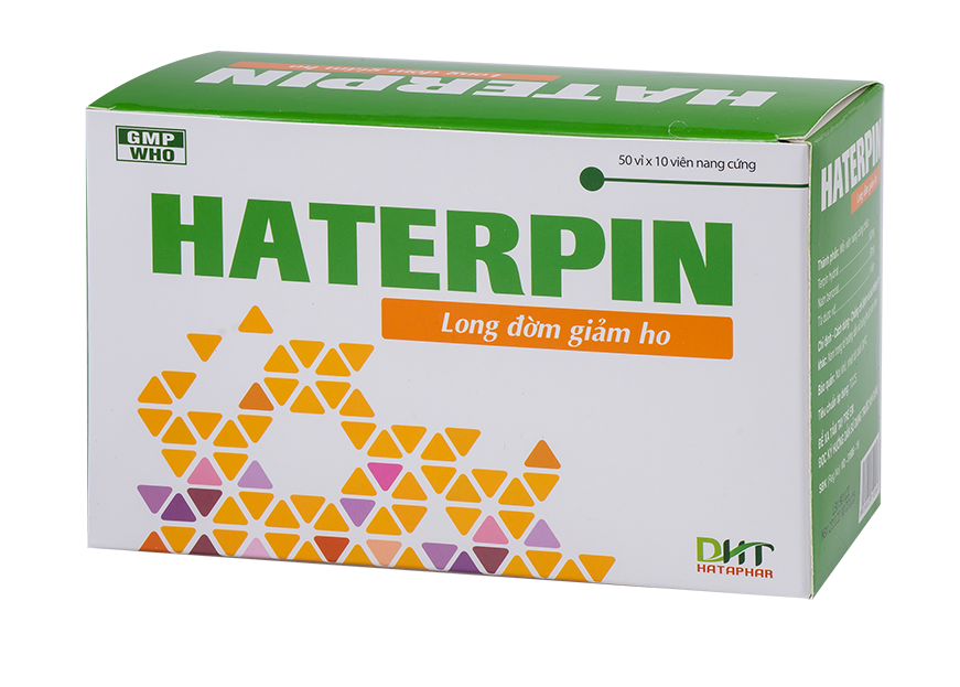 Haterpin (50 vỉ x 10 viên nang cứng)