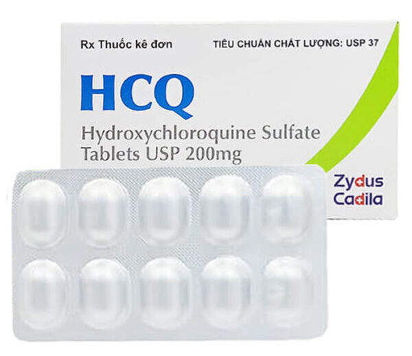 HCQ 200mg Zydus Cadila (10vỉ x 10viên)