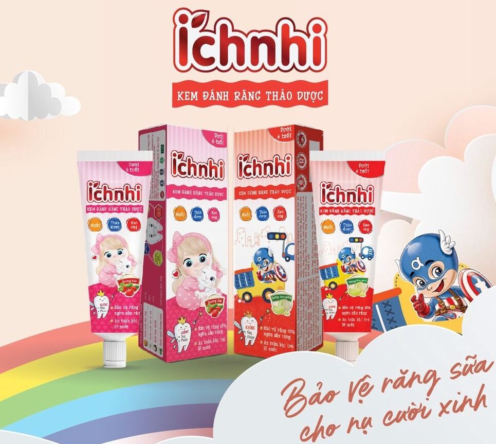 Ích Nhi Kem Đánh Răng Thảo dược Dưới 6 Tuổi