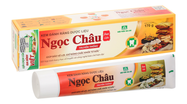 Kem đánh răng dược liệu Ngọc Châu Truyền thống