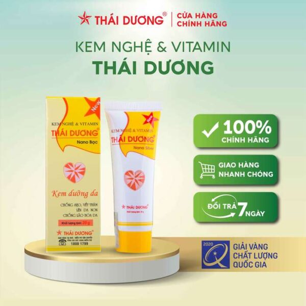 Kem nghệ và Vitamin Thái Dương Nano Bạc (20g)