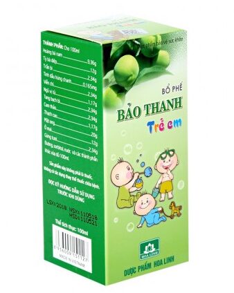 Bổ Phế Bảo Thanh Trẻ Em Hoa Linh 100ml
