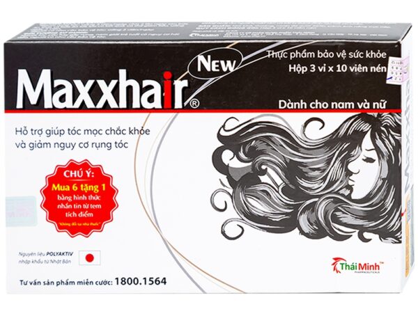 Maxxhair New Thái Minh (Hộp 3 vỉ x 10 viên)