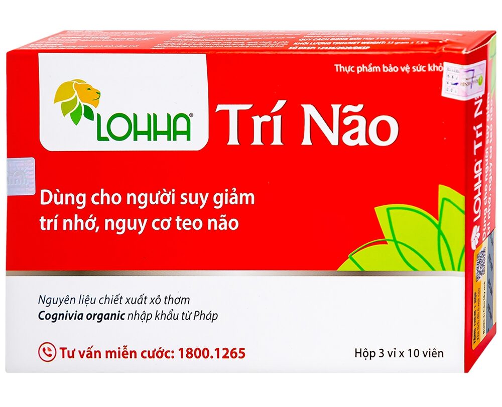 Lohha Trí Não Thái Minh (3 vỉ x 10 viên)