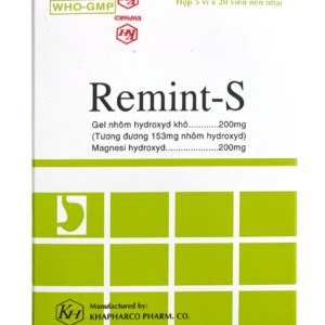 Remint-S Khapharco (Hộp 5 vỉ x 20 viên)