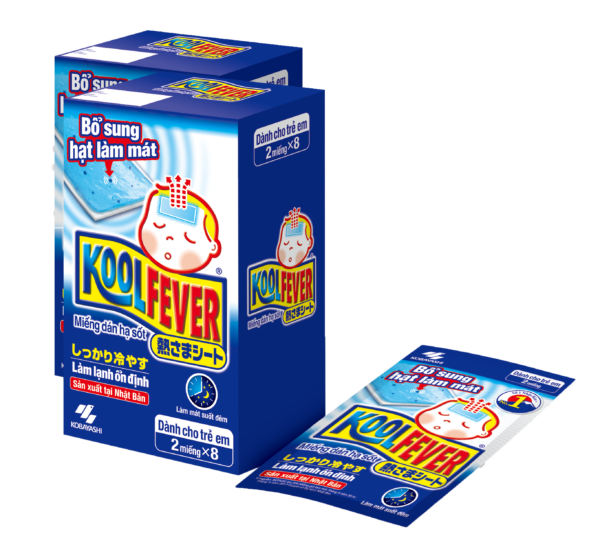 Miếng dán hạ sốt Kool Fever (8 gói x 2 miếng)