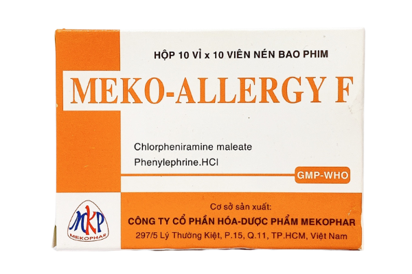 Meko-Allergy F (Hộp 10 vỉ x 10 viên)