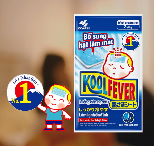 Miếng dán hạ sốt Kool Fever (8 gói x 2 miếng)