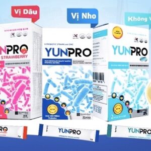 Men vi sinh Yunpro DHG Pharma (Hộp 20 gói x 2g)