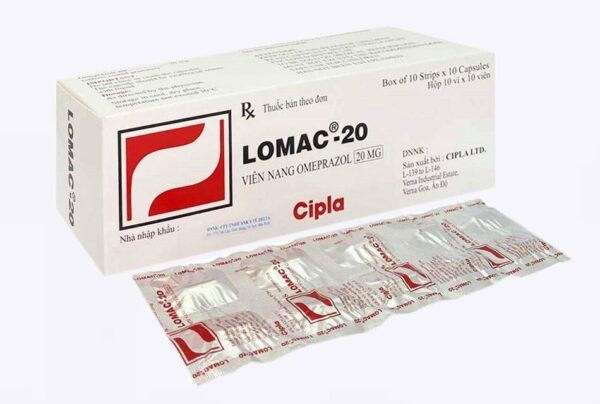 Lomac-20 Cipla (10 vỉ x 10 viên)
