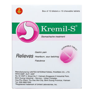 Kremil-S Viên Nén Nhai (10 vỉ x 10 viên)
