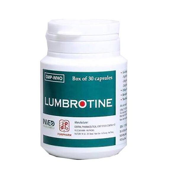 Lumbrotine TW3 (Lọ 30 viên)