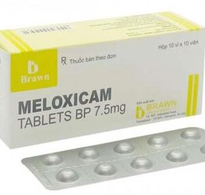 Meloxicam 7.5mg Brawn (10vỉ x 10viên)