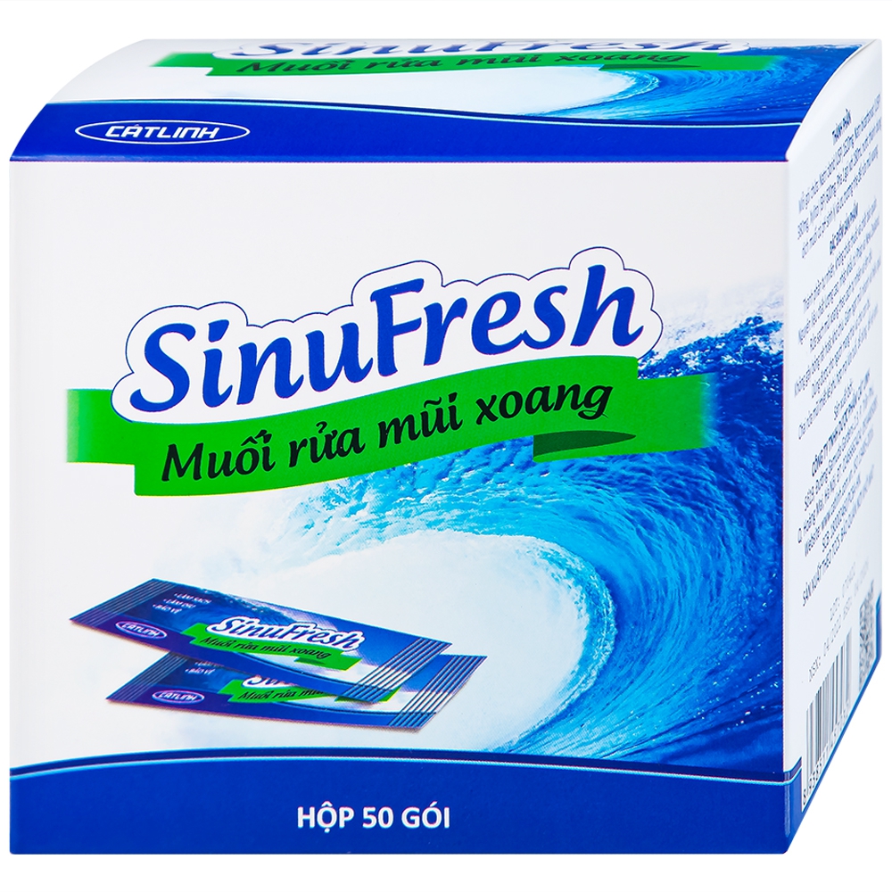 Muối rửa mũi xoang SinuFresh (Hộp 50 gói)