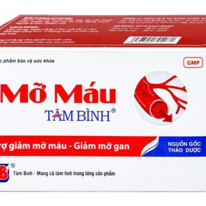Mỡ máu Tâm Bình (Hộp 5 vỉ x 12 viên)